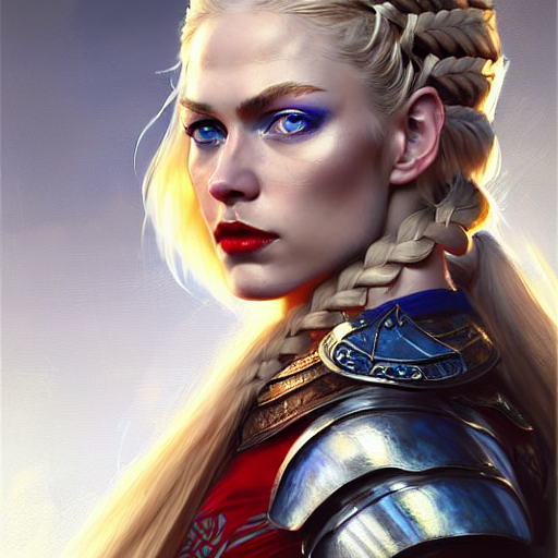 Artistic Portrait Of A Confident And Severe Looking Northern...