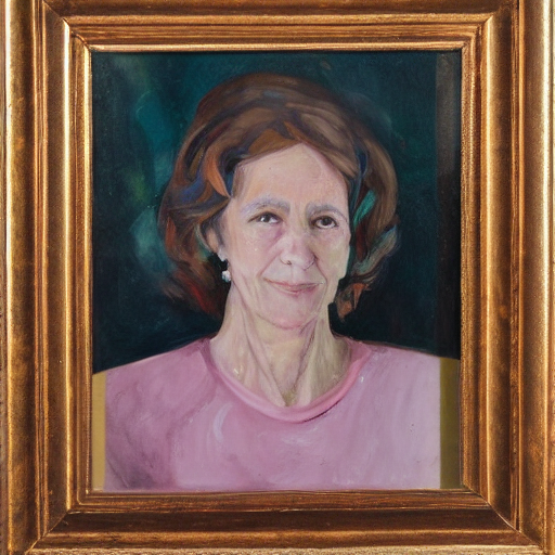 A Portrait Painting Of Camelia Emberg