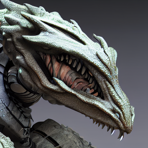 Photorealistic Dragon Robot. Cinematic Lighting, 1 0 8 Megap... — Stable Diffusion AI Prompt: photorealistic dragon robot. cinematic lighting, 1 0 8 megapixels, hyperdetailed...