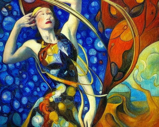 Impressionism, Futurism, Surrealism, Art Nouveau