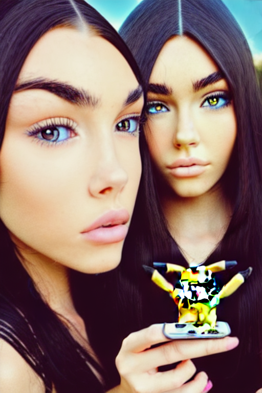 A Highly Detailed, Beautiful Digital Art Of Madison Beer And...