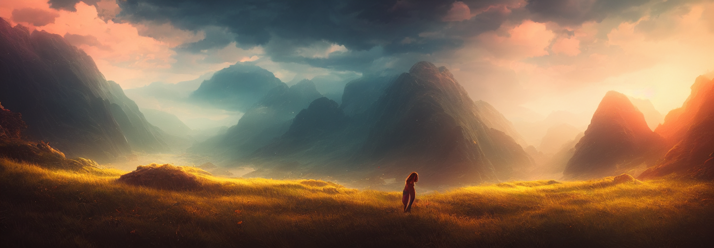 Mystical Breeze, Beautiful Landscape, Dreamy, Environment, C...