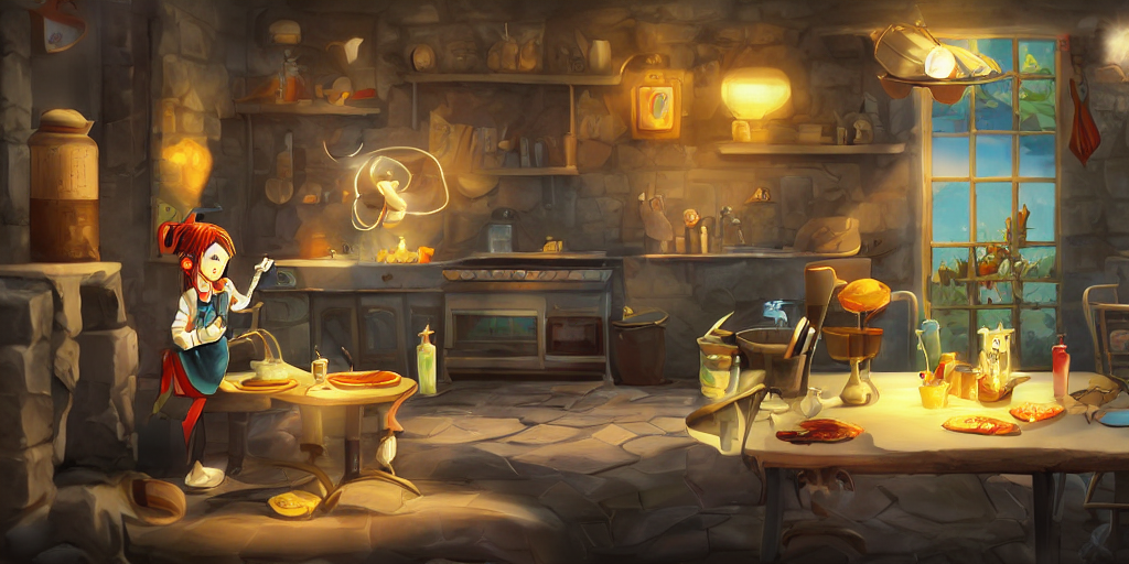 Photo Cartoon Illustration Comics Manga Painting Of Wizard K...