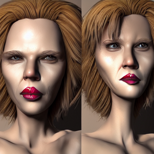 Woman With Big Lips Caricature Trending On Artstation Artsta...