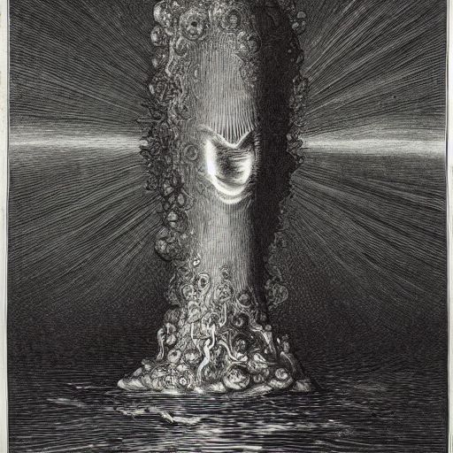 Art By Gustave Dore Of An Echinoderm