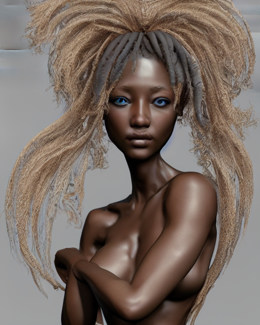 Beautiful Nymph Of Pure Energy Made Of A Heavenly Soulful...
