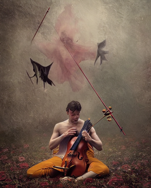 A Man Playing An Invisible Cello, Interdimensional Cello, In...