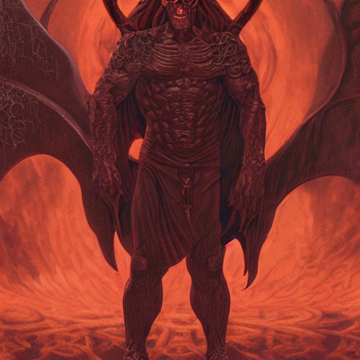 Benjamin Netanyahu As A Satanic King Of The Seventh Circle O...