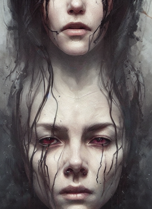 Portrait Of A Witch, Detailed Face, Fantasy, Very Detailed,...