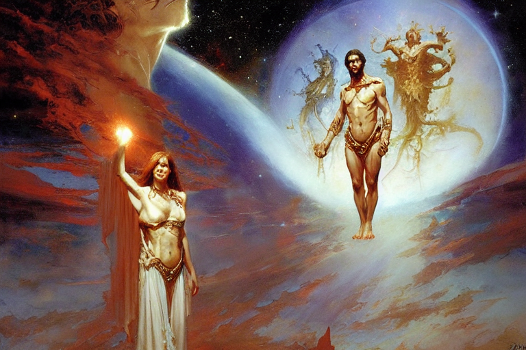 The Celestial Realm Of The Human Deities, Outer Plane, Land...