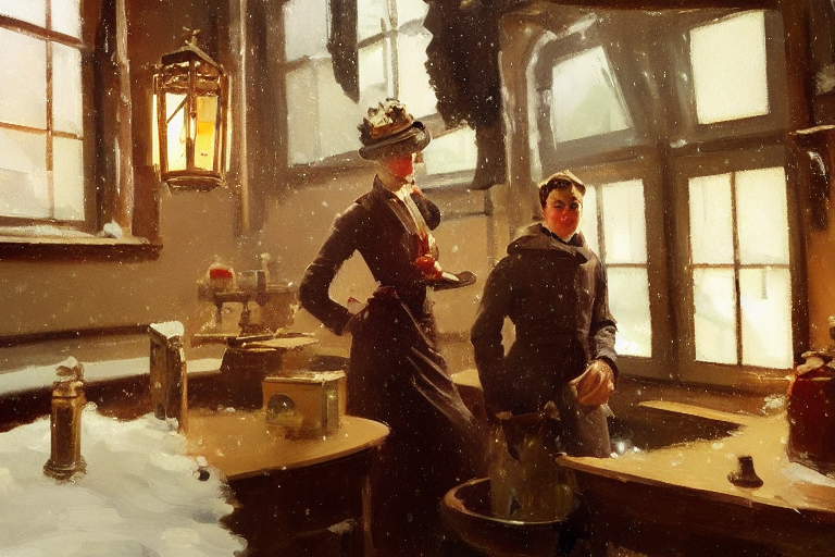 1 9 Century, Small Shop Interior, Oil Lanterns, Small Own, S...