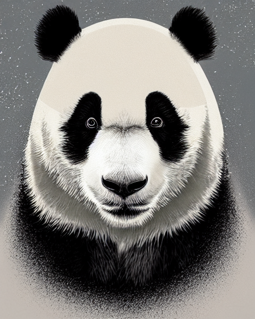 Panda Portrait, Petros Afshar
