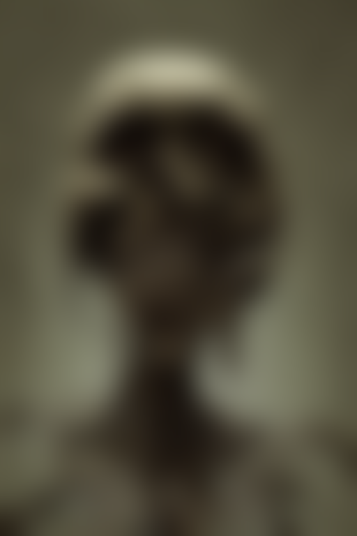 Failed Experiment Morbidly Metallic Creature With Bones And...