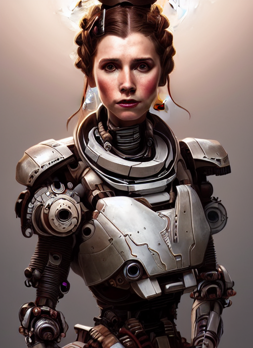 Portrait Of Leia, Robot Steampunk, Floral Horizon Zero Dawn...