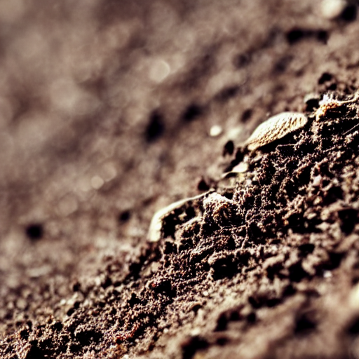Tilt Shift Macro Dirt, Insect Creepy Crawly