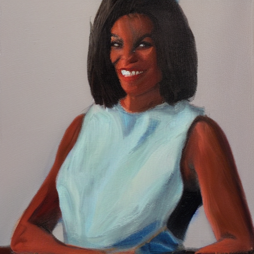 A Portrait Painting Of Whitney Wellspeak