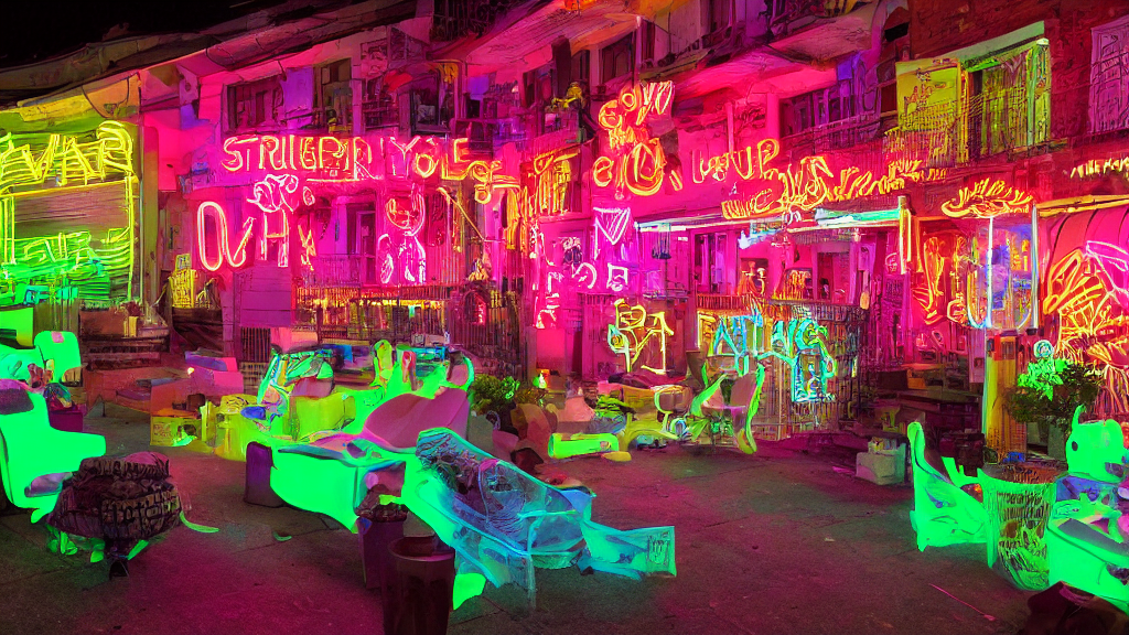 Glowing Neon Geographic Mansion Throat Magazines — Stable Diffusion AI Prompt: glowing neon geographic mansion throat magazines