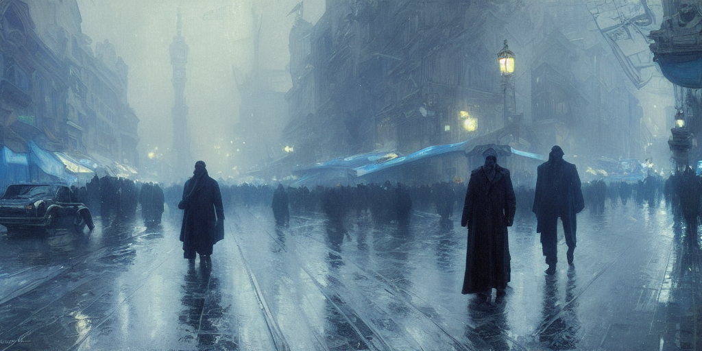 Blade Runner Movie Still In Kiev In Winter By Denis Villeneu...