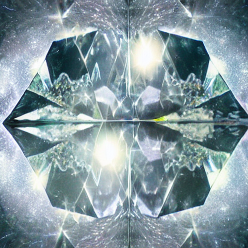 Broken Diamond Reflecting, Realistic