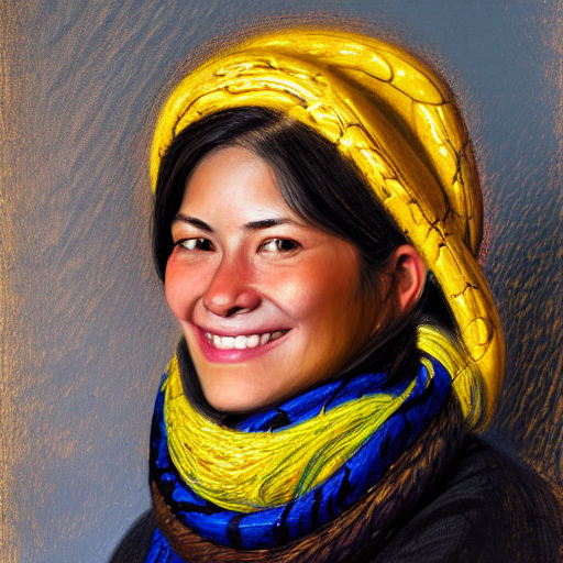 Head And Shoulders Portrait Of A Female Engineer, Quechua, S...