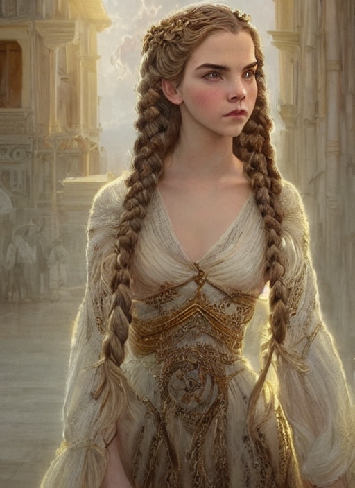 Ivory Skin Anya Taylor - Joy Emma Watson, Symmetrical Front...