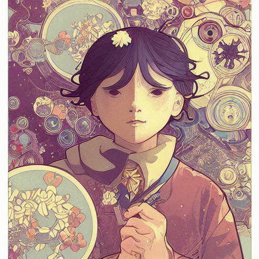 Victo Ngai Cute Haephestus Sticker Design, Highly Detailed,...