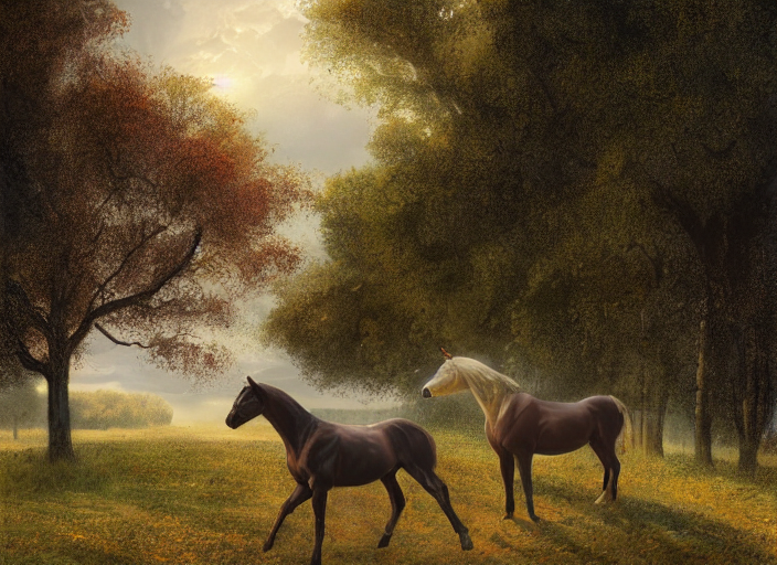A Dark Skinned Man Working In A Farm Next To A White Horse,... — Stable Diffusion AI Prompt: a dark skinned man working in a farm next to a white horse, digital illustration...