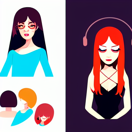 A 2 D Character Design, Vector Art, Female Singer, Digital A... — Stable Diffusion AI Prompt: a 2 d character design, vector art, female singer, digital art, portrait, 4 k, 8...