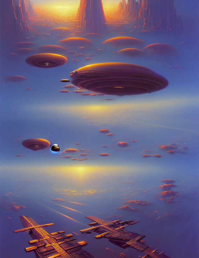 A Futuristic Minimalistic Utopia In The Clouds, Tim Hildebra...