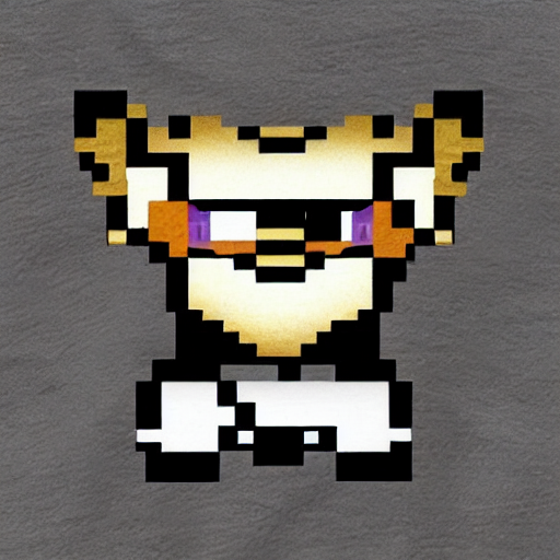 Evil Cat Designed By Minecraft