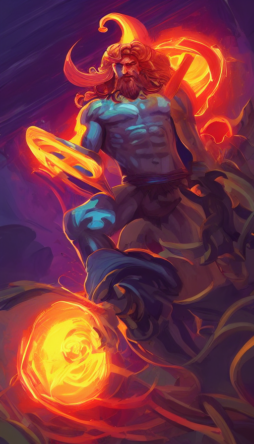 Zeus The Greek God Of Golden Thunder In Flight Wild Rift Her...