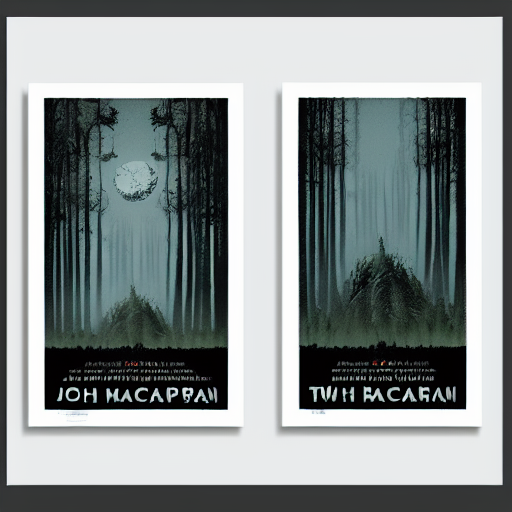 A Movie Poster For The Forests Of Twin Peaks, Poster Art By...
