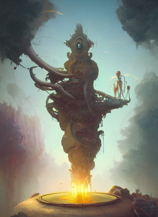 Tragedy Of The Commons, Octane Render, Peter Mohrbacher, Den...