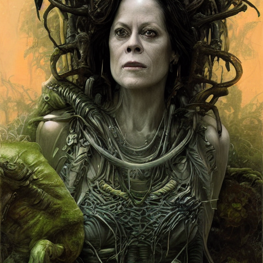 Sigourney Weaver As Jungle Priestess, Marvel Comics, Dark, I...