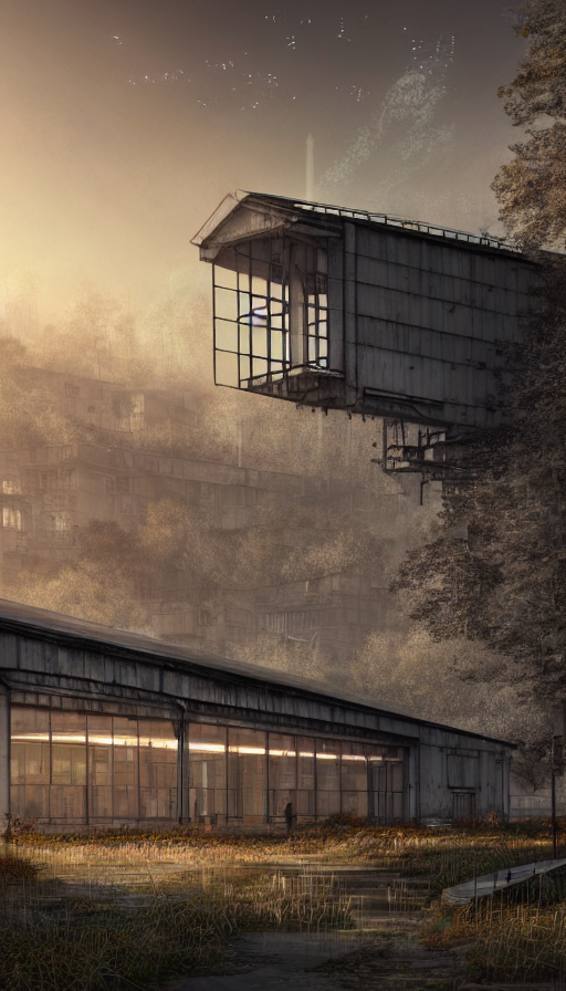 A Beautiful Ultradetailed Rendering Of Architecture Industri... — Stable Diffusion AI Prompt: a beautiful ultradetailed rendering of architecture industrial architecture urbe...
