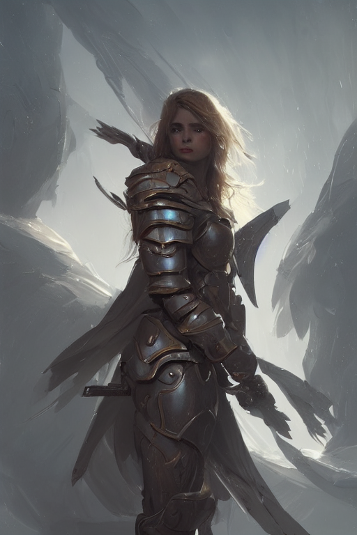 Gloden Armor, Portrait, Armor Girl With Wing, Fight, Battle,... — Stable Diffusion AI Prompt: gloden armor, portrait, armor girl with wing, fight, battle, beautiful eyes and...