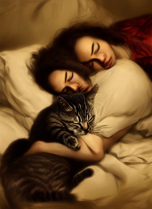 Frank Dillane Sleeping With A Cat, Accurate Details, Detaile...