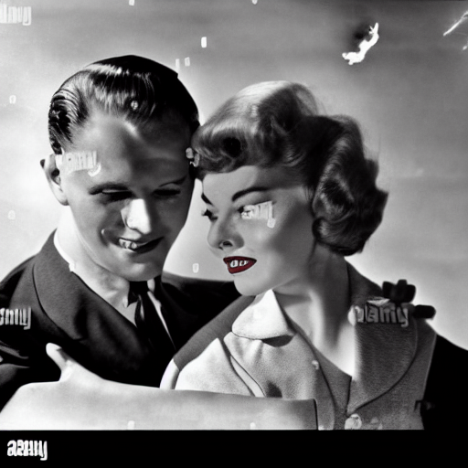 1 9 5 0 S Couple Being Incinerated By Nuclear War H 6 4 0