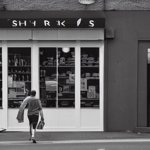 A Shark Eating A Shop