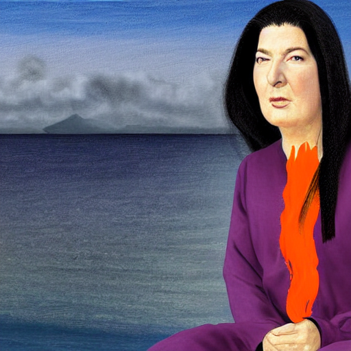 Marina Abramovic Performance In 1 9 7 0 Fire In Sea, Digita...
