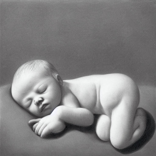 A Baby Bear Sleeping By Magritte And Anne Geddes