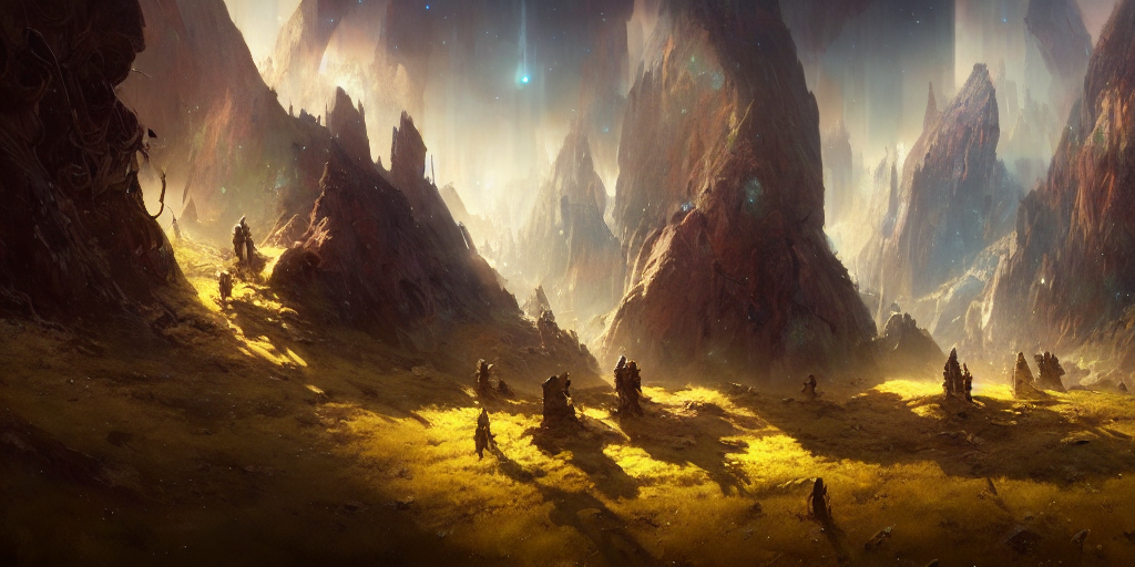Tribes Of Fealan Gles, Beautiful Landscape, Galaxy Environme... — Stable Diffusion AI Prompt: tribes of fealan gles, beautiful landscape, galaxy environment, highly detailed,...