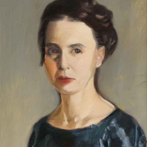 A Portrait Painting Of Alice Turnes