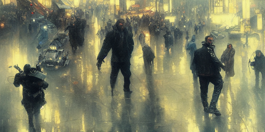 Blade Runner Movie Still In Kiev During Riots By Denis Ville...