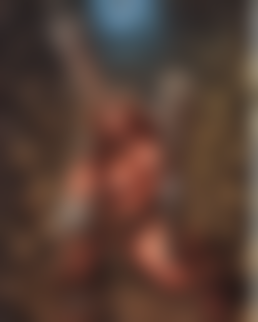 Large Female Human Barbarian Inside A Dungeon, Dungeons And...