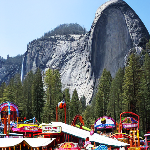 An Amusement Park In The Middle Of Yosemite