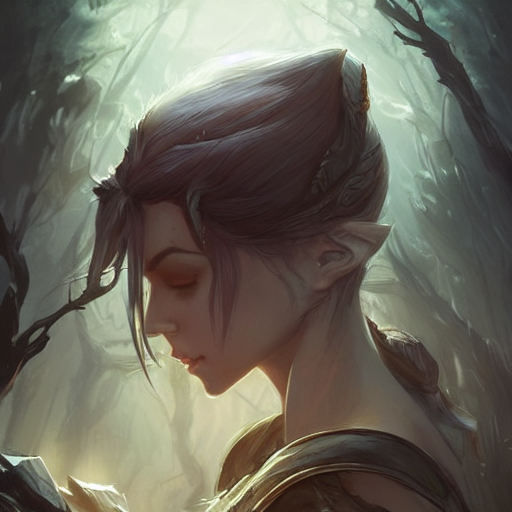 Blackbriar Forest, Art By Artgerm And Greg Rutkowski And Mag...