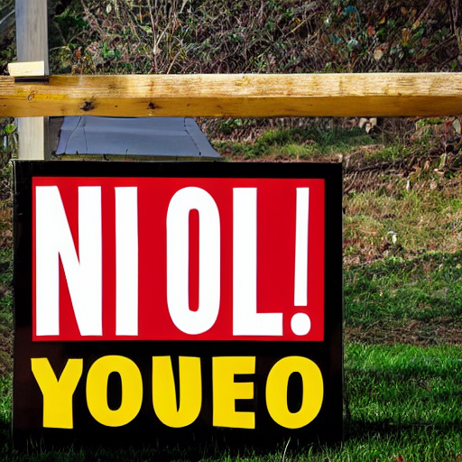 Big Sign That Say No