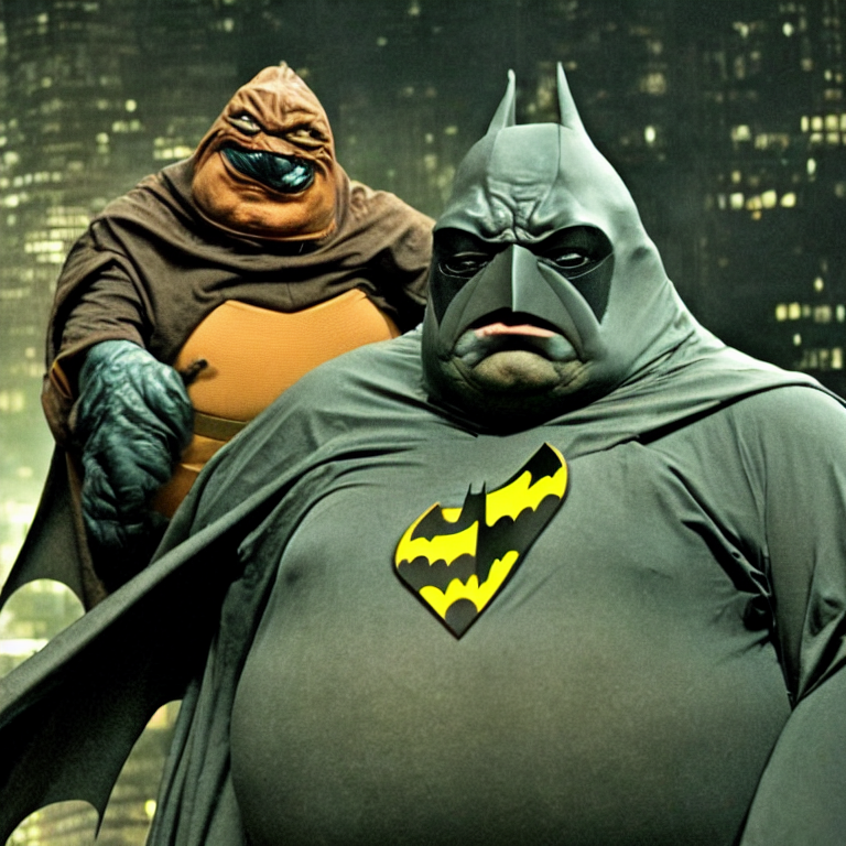 Jabba The Hut As Batman, Movie Still, Hd