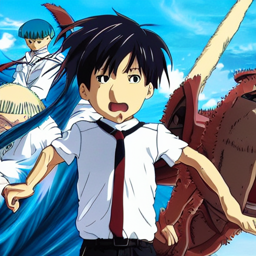 Era Of Dynosaurs And Dynamites Ghibli Anime